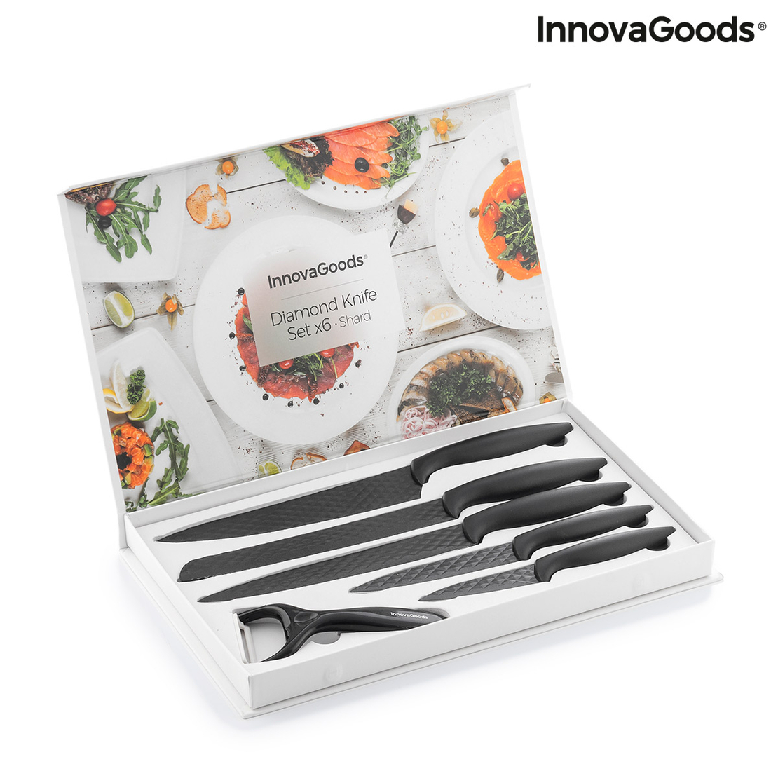 Комплект Диамантени Ножове Shard InnovaGoods 6 Части