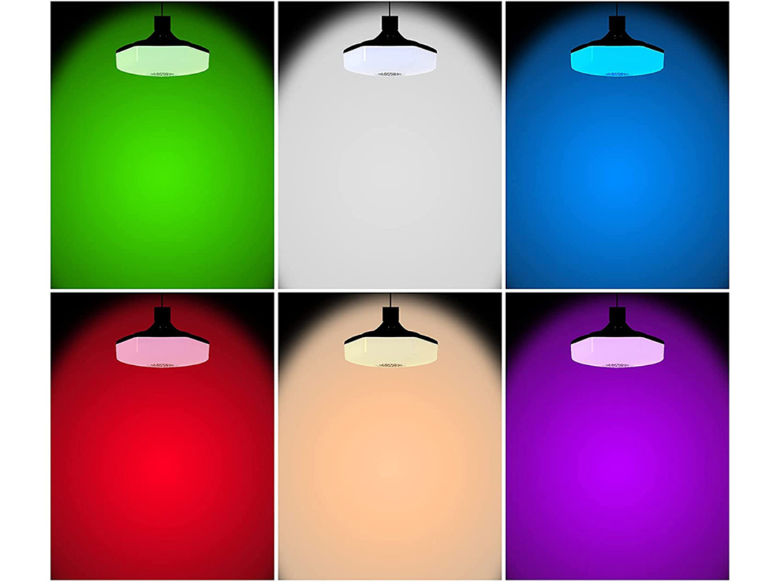 RGBW LED цветна крушка Bluetooth дистанционно управление за високоговорител