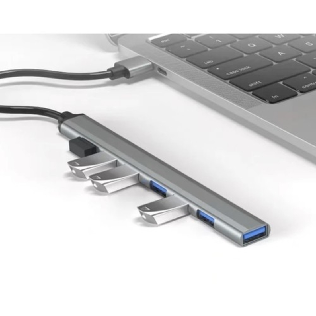 USB HUB - 1 порт 3.2 + 6 порта 2.0 Izoxis 24374