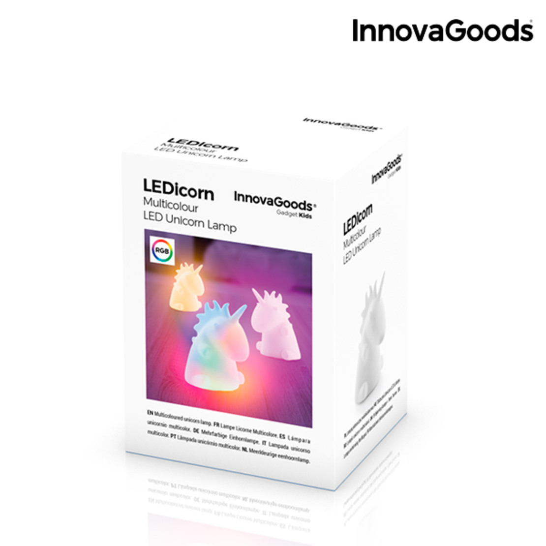 Многоцветна Лампа Еднорог LEDicorn InnovaGoods