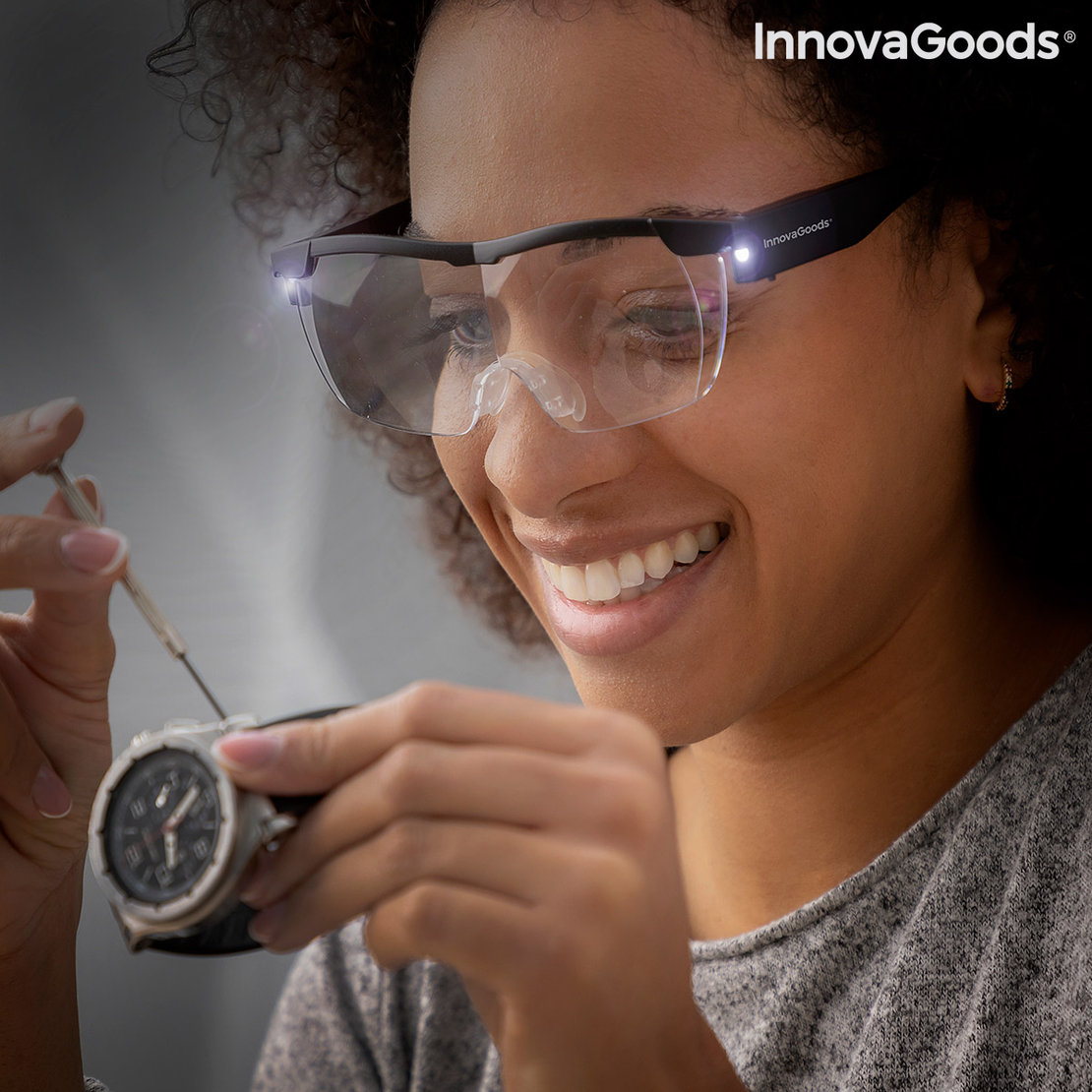 Увеличителни Очила с LED Glassoint InnovaGoods