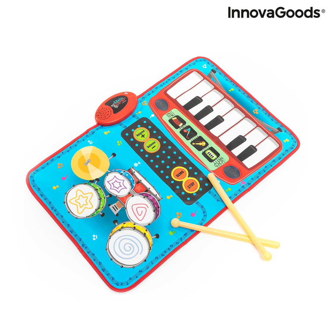 Музикална Постелка 2 в 1 Beats'n'Tunes InnovaGoods
