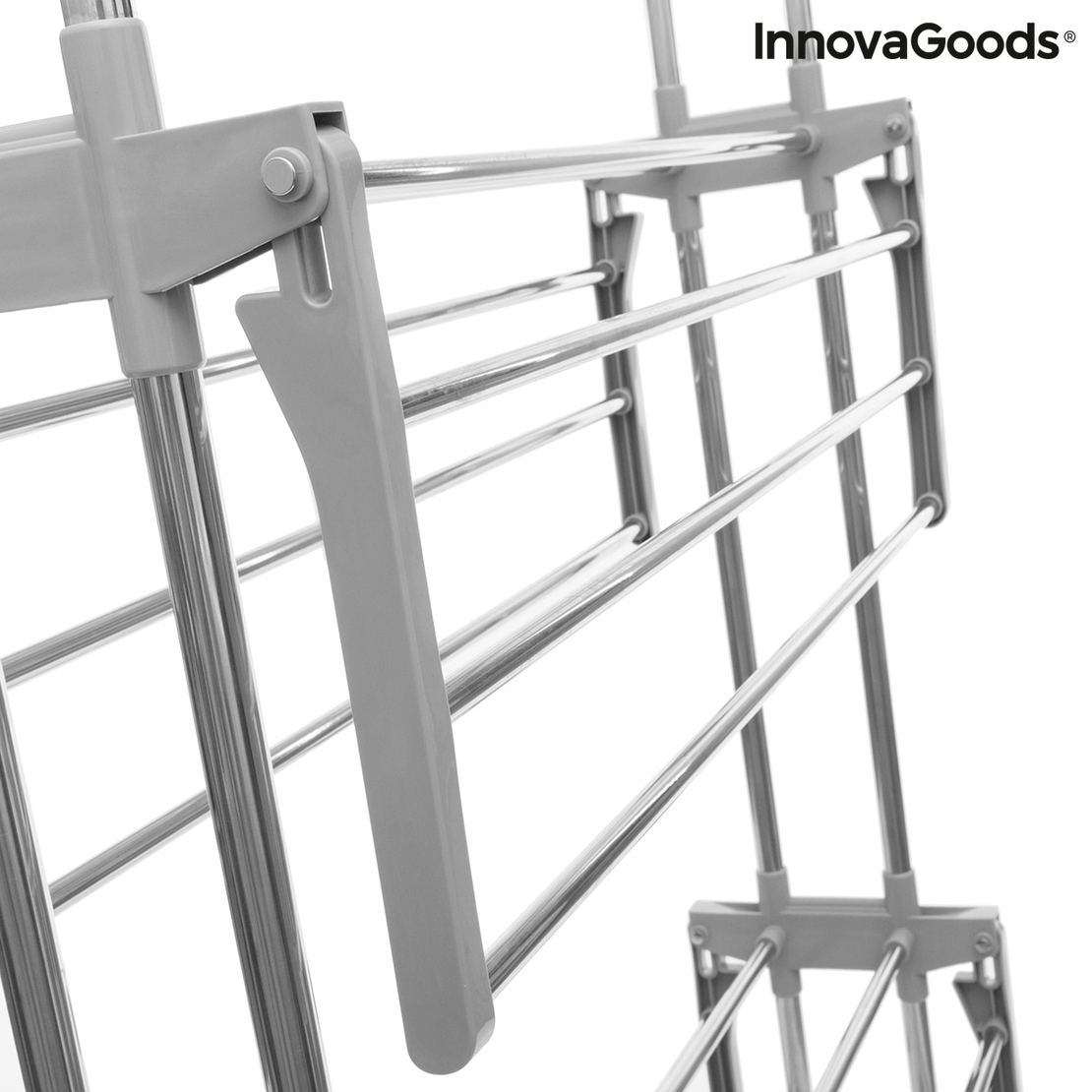Вертикална Сгъваема Сушилня с Колела Folver InnovaGoods 24 Ребра