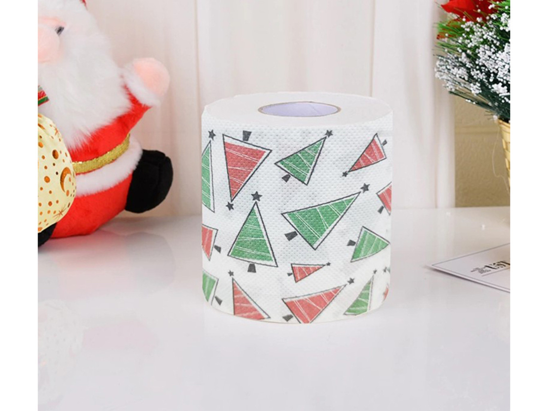 Коледна тоалетна хартия santa funny wc