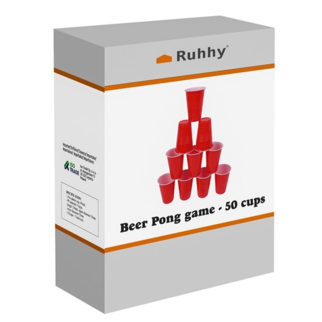Игра Beer Pong - 50 чаши Ruhha 21232