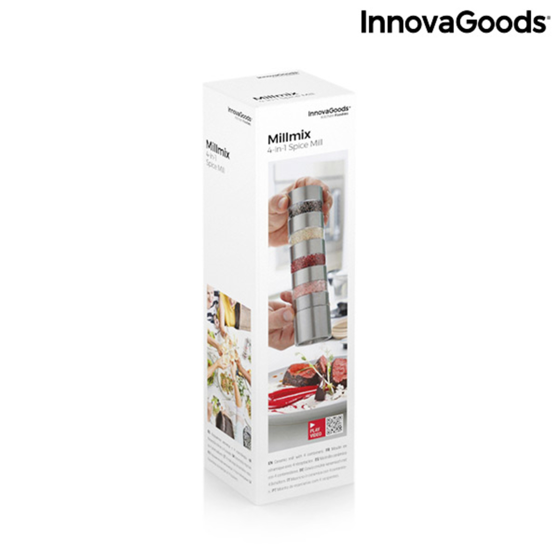 Мелница за Подправки 4 в 1 Millmix InnovaGoods