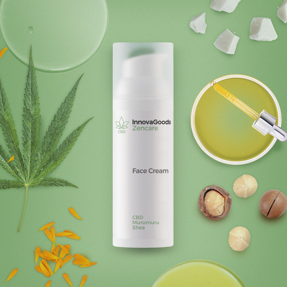 Хидратиращ Крем за Лице CBD Zencare InnovaGoods 50 ml