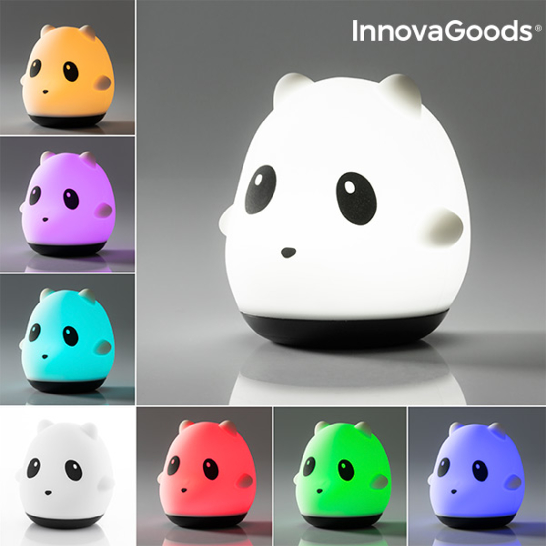 Зареждаща се Сензорна Силиконова Лампа Панда InnovaGoods