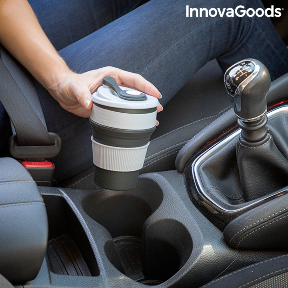 Силиконова Сгъваема Чаша Flahsie InnovaGoods