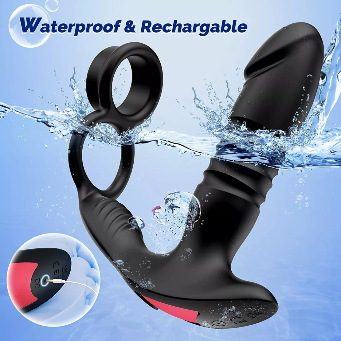 Smart Prostate Stimulator and 3-in-1 Penis Ring – Take Control of Your Pleasure via Your Phone