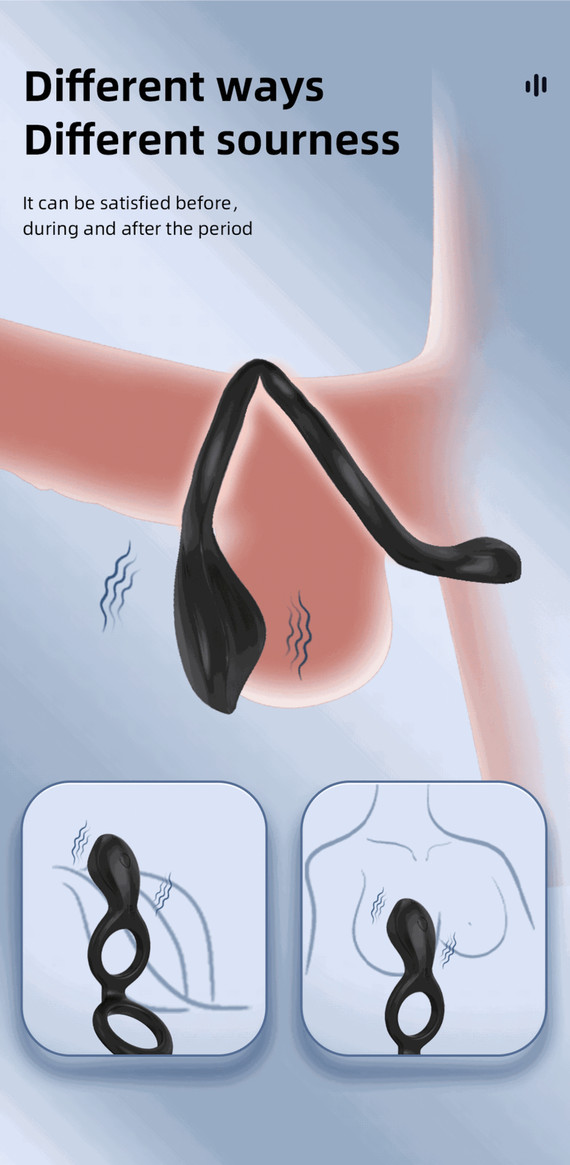 APP-Controlled 3-in-1 Vibrating Penis Ring – Dual Motors, 9 Frequencies, and Exercise Tracking