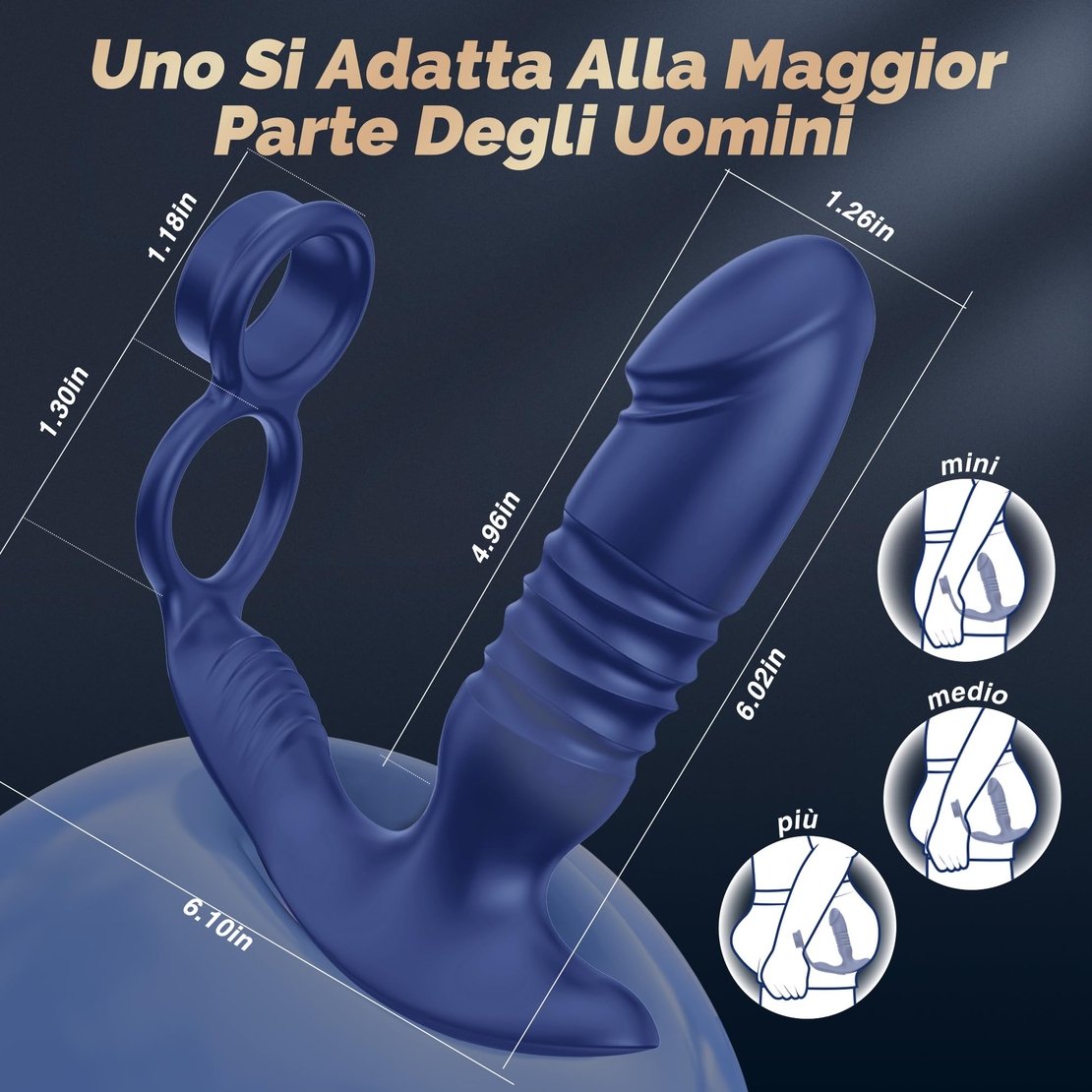 Smart Prostate Stimulator and 3-in-1 Penis Ring – Take Control of Your Pleasure via Your Phone