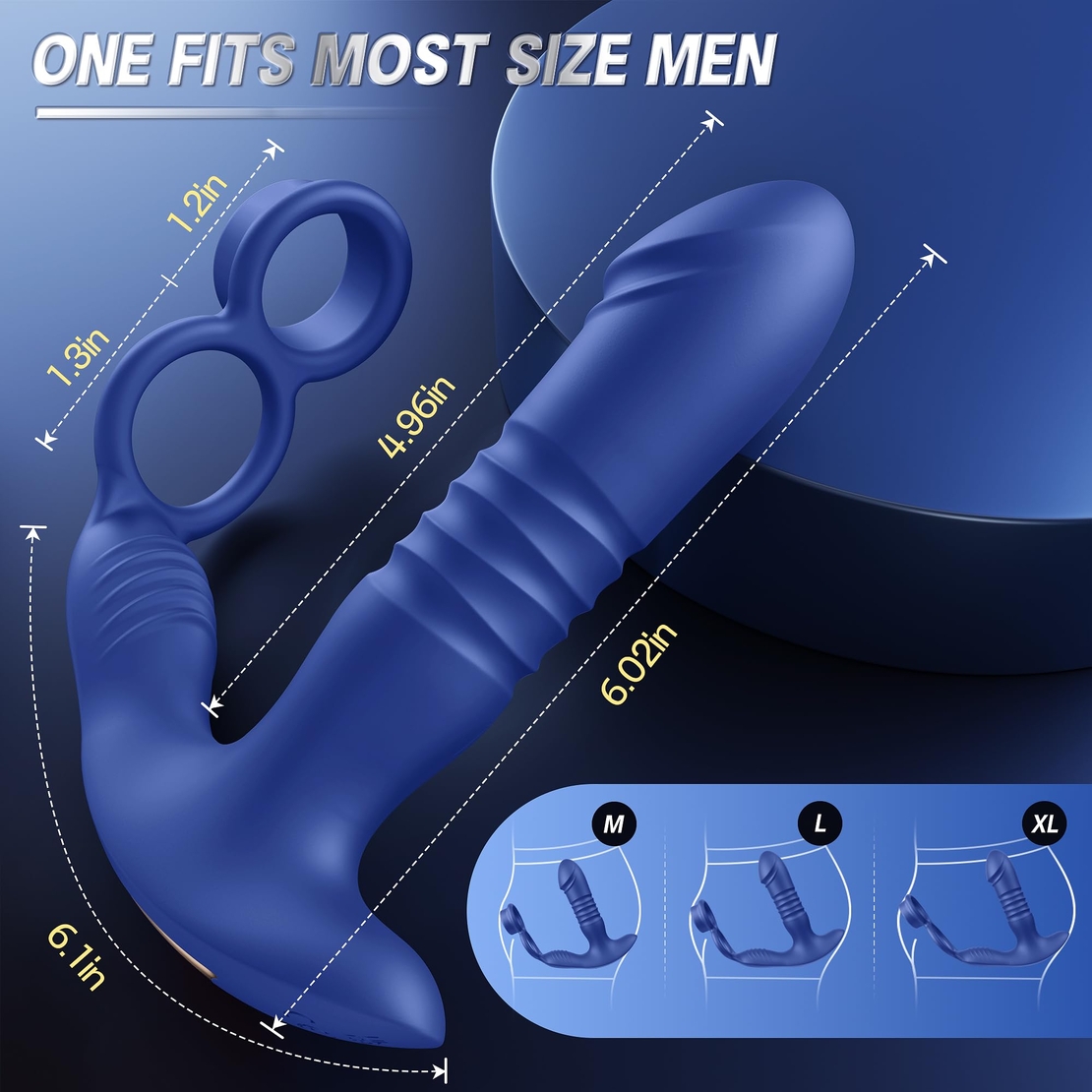 Smart Prostate Stimulator and 3-in-1 Penis Ring – Take Control of Your Pleasure via Your Phone