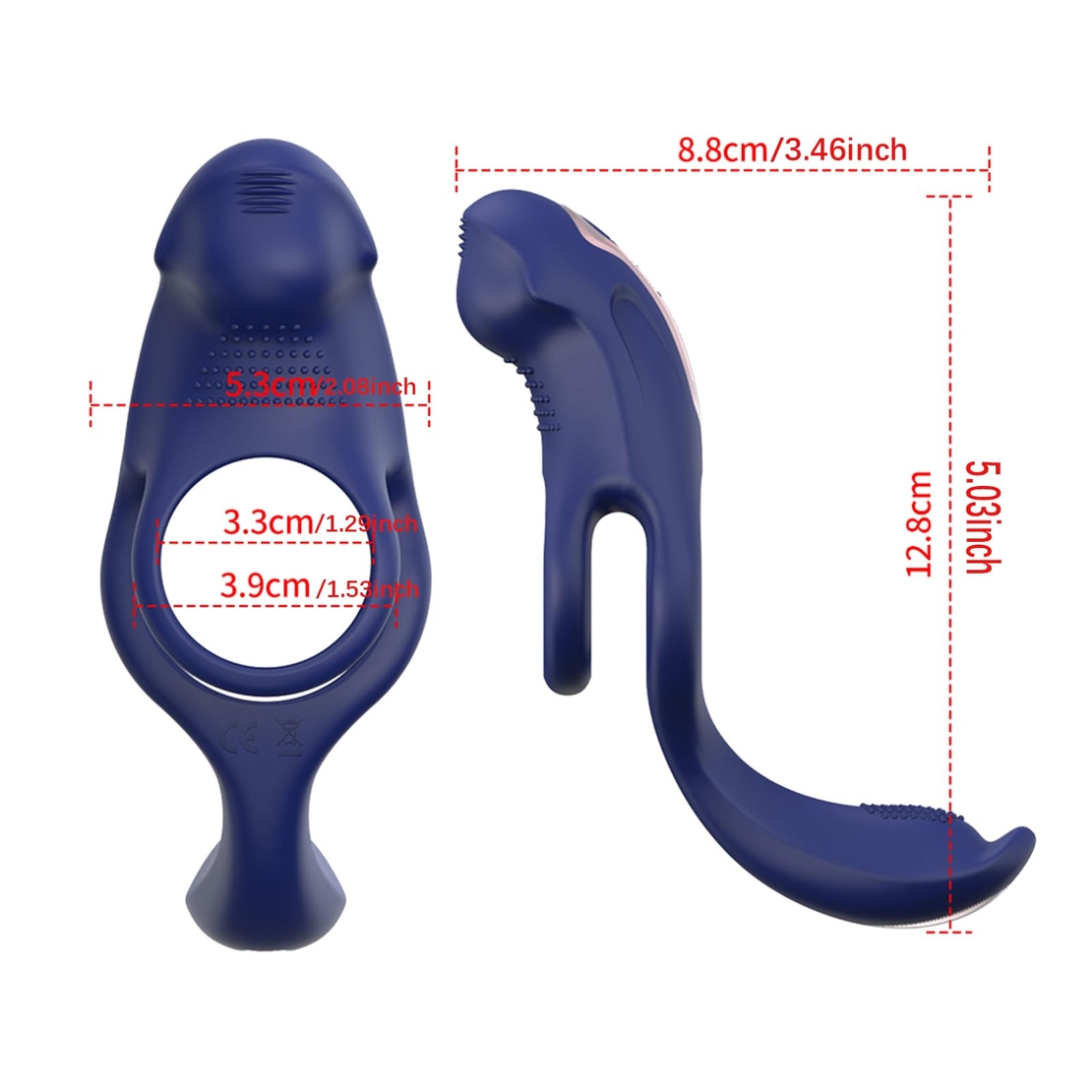 Vibrating Penis Ring with App Control – 9 Modes for Delayed Ejaculation and Clitoral Stimulation