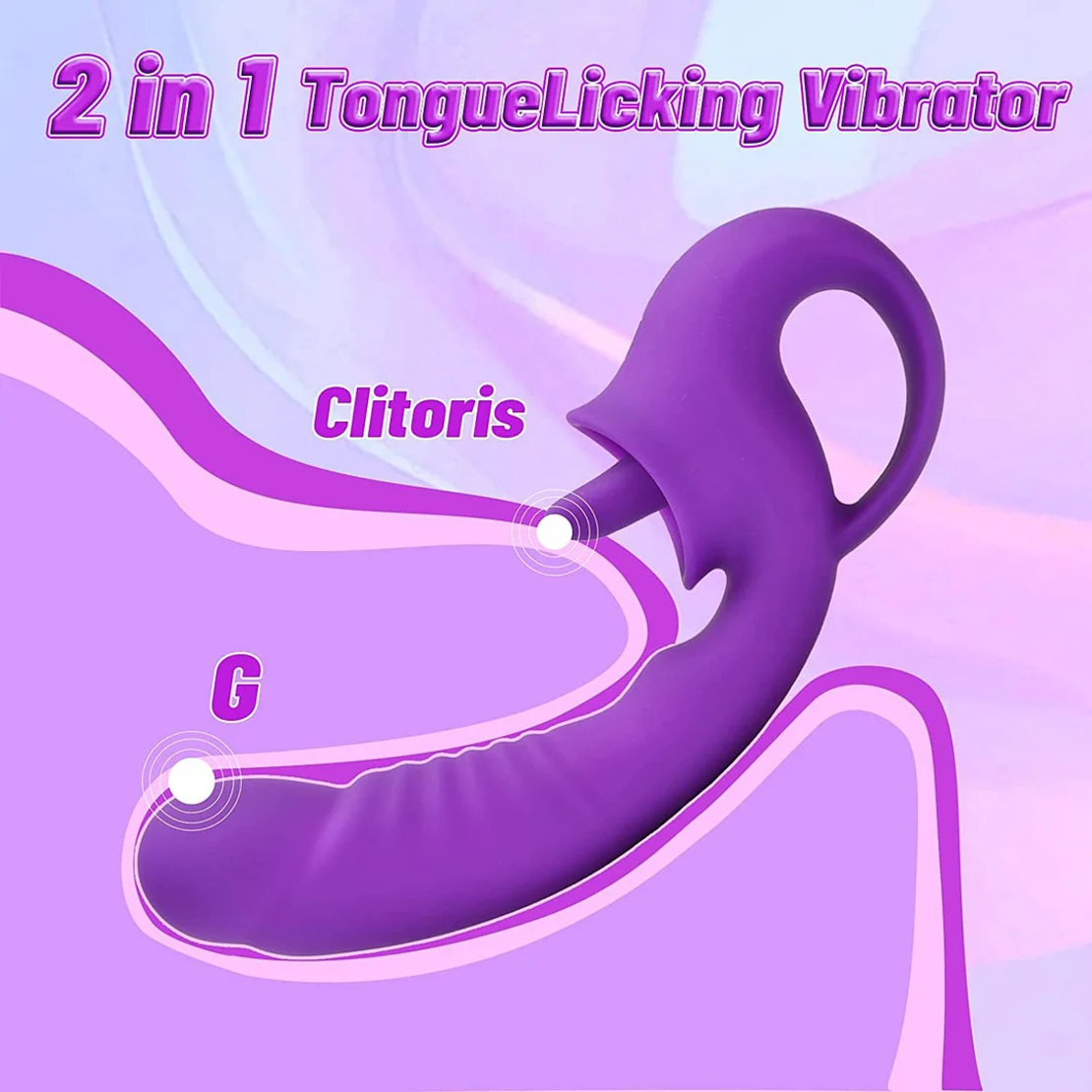 Multi-Functional Vibrator for Nipple, Clitoral, and Vaginal Stimulation