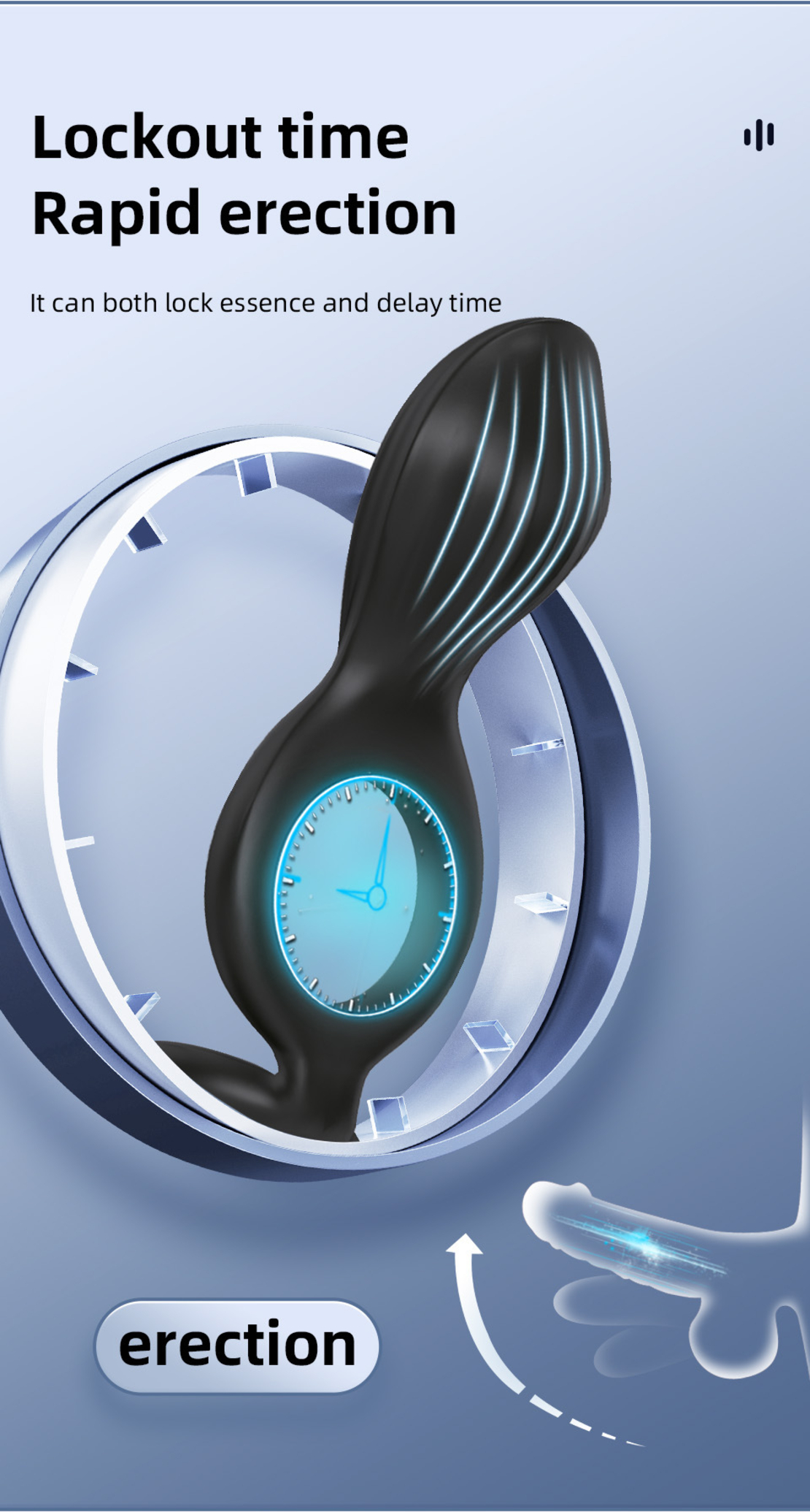 APP-Controlled 3-in-1 Vibrating Penis Ring – Dual Motors, 9 Frequencies, and Exercise Tracking