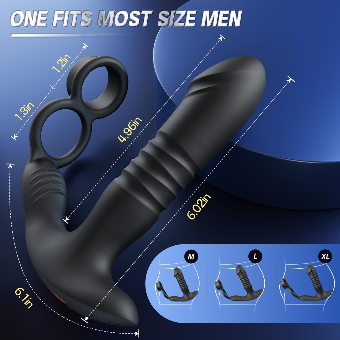 Smart Prostate Stimulator and 3-in-1 Penis Ring – Take Control of Your Pleasure via Your Phone