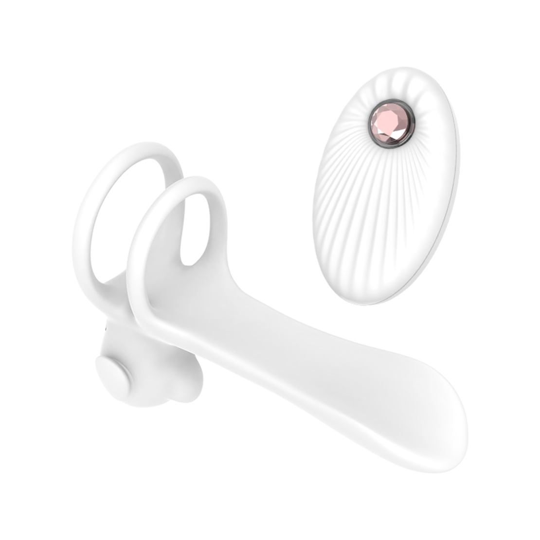 Vibrating Double Penis Ring with 20 Modes – Control Stimulation and Extend Your Pleasure