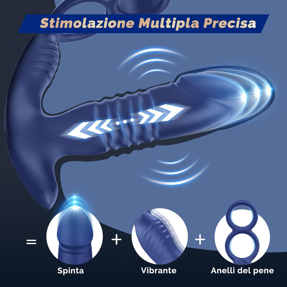 Smart Prostate Stimulator and 3-in-1 Penis Ring – Take Control of Your Pleasure via Your Phone