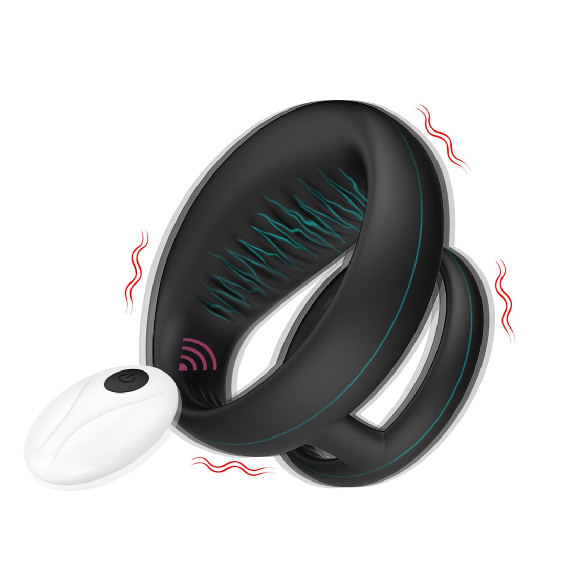 Silicone Penis Ring with APP Control – Vibrations and Delay Training for Men