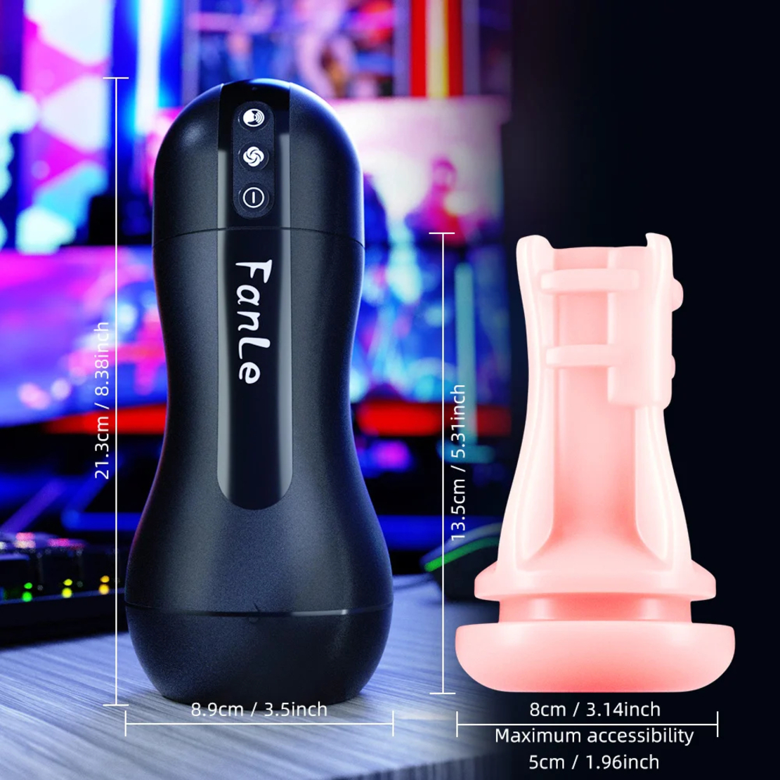 Automatic Hands-Free Masturbation Cup with APP Control – Realistic Sensation and Vibrations
