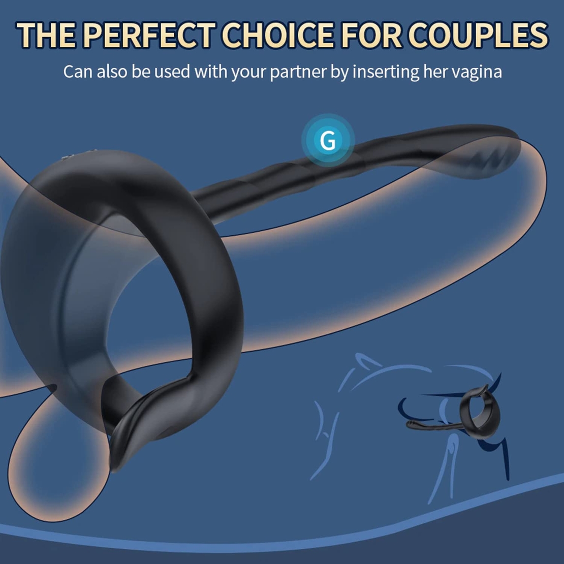 Multifunctional Prostate Massager with Penis Ring and Anal Hook – App Control for Maximum Stimulation