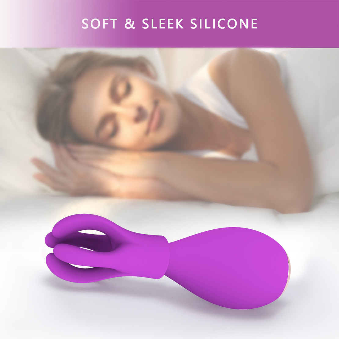 5-in-1 Multi-Functional Vibrator with 4 Interchangeable Caps – Vibrations and Massager for Women