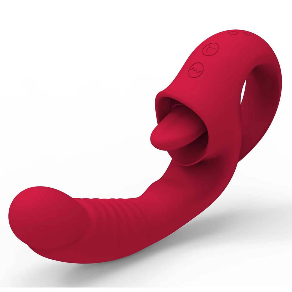 Multi-Functional Vibrator for Nipple, Clitoral, and Vaginal Stimulation