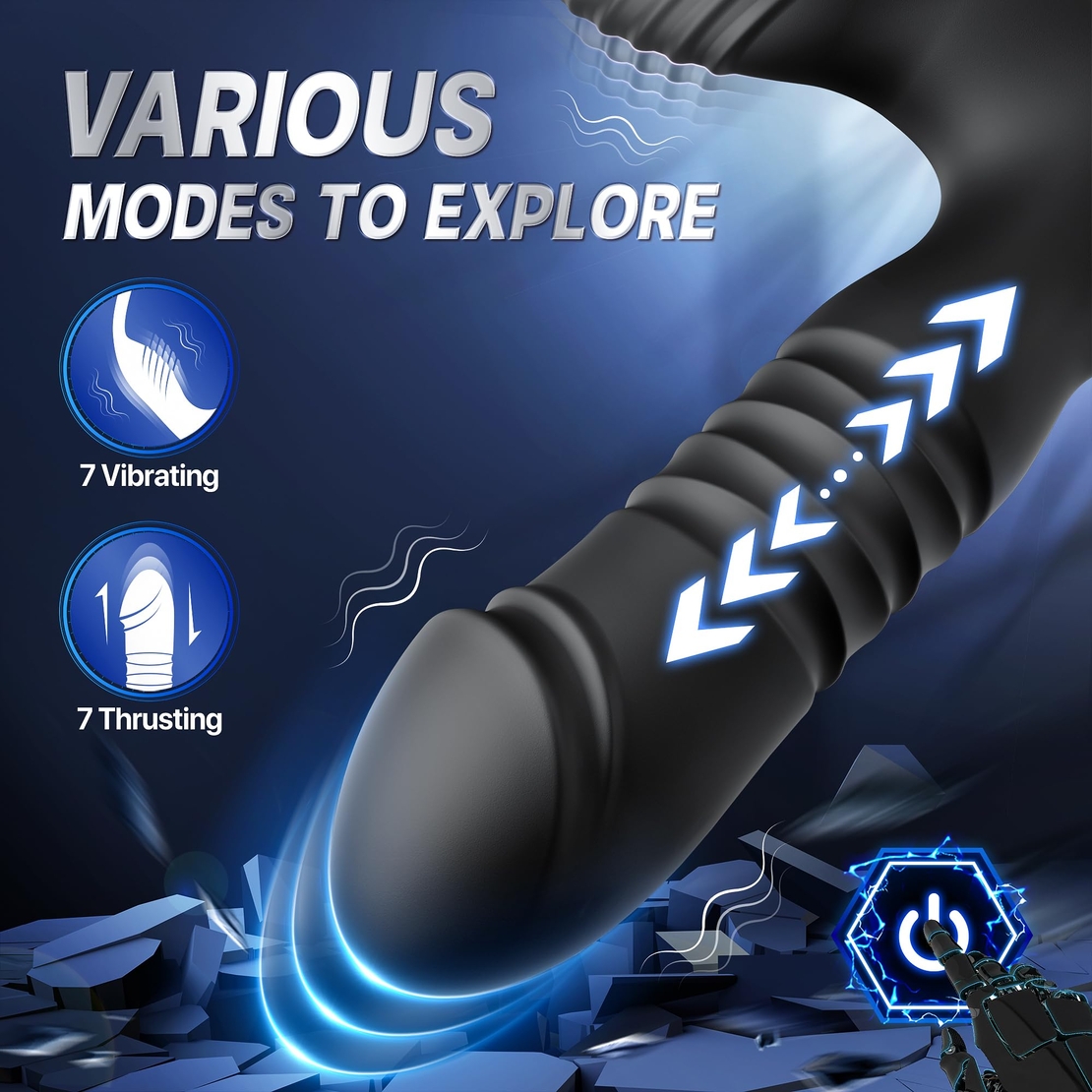 Smart Prostate Stimulator and 3-in-1 Penis Ring – Take Control of Your Pleasure via Your Phone