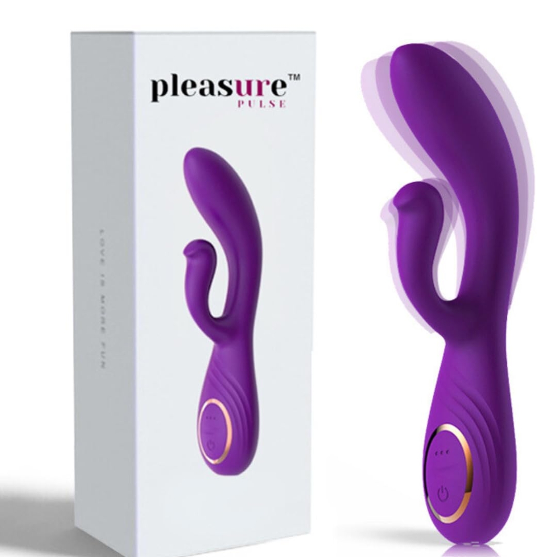 Водоустойчив Силиконов Двоен Вибратор – G-Spot и Клиторна Стимулация с Два Мотора