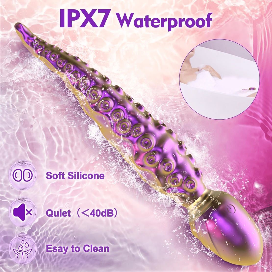 Realistic Octopus Design Vibrator – Pleasure with 10 Vibration Modes