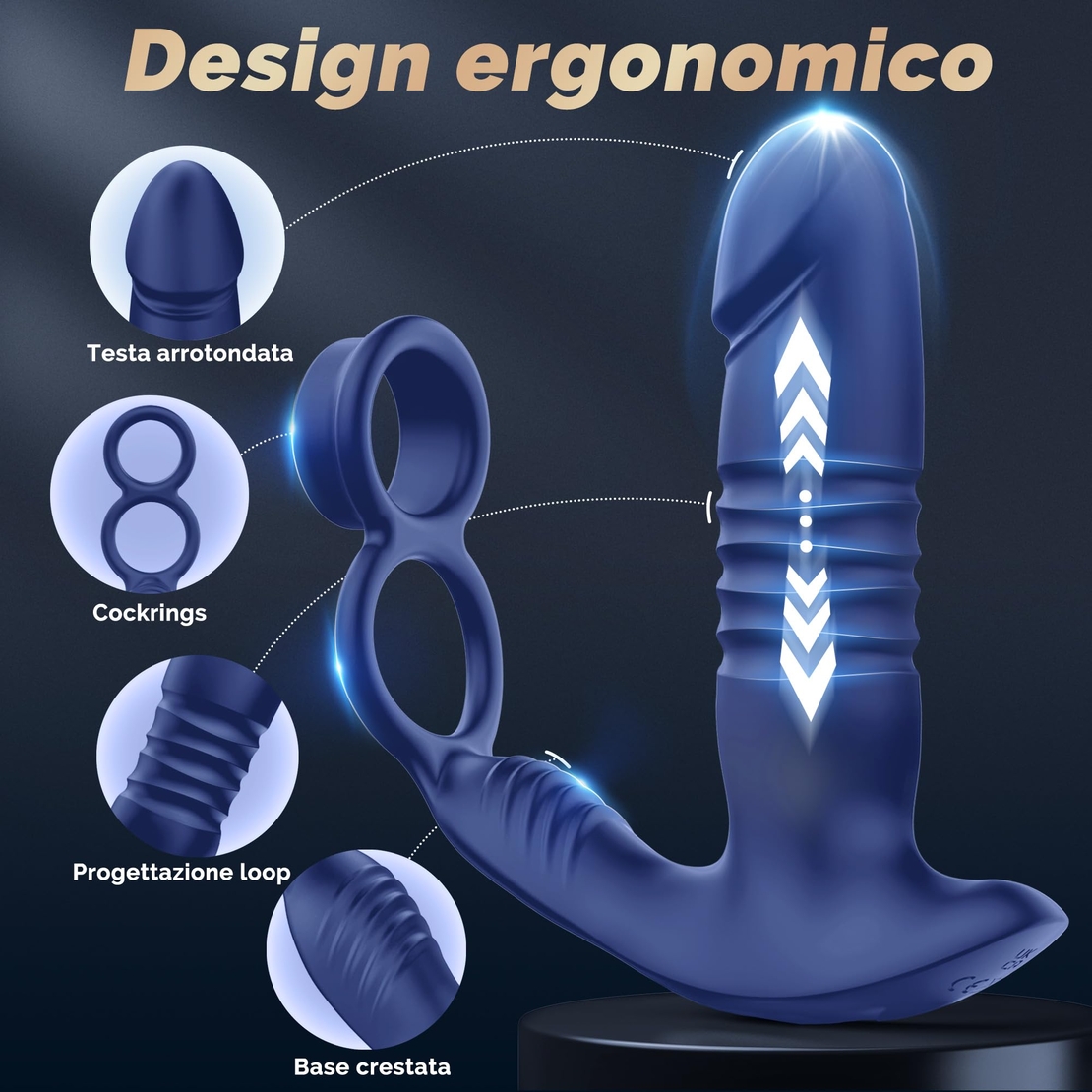 Smart Prostate Stimulator and 3-in-1 Penis Ring – Take Control of Your Pleasure via Your Phone