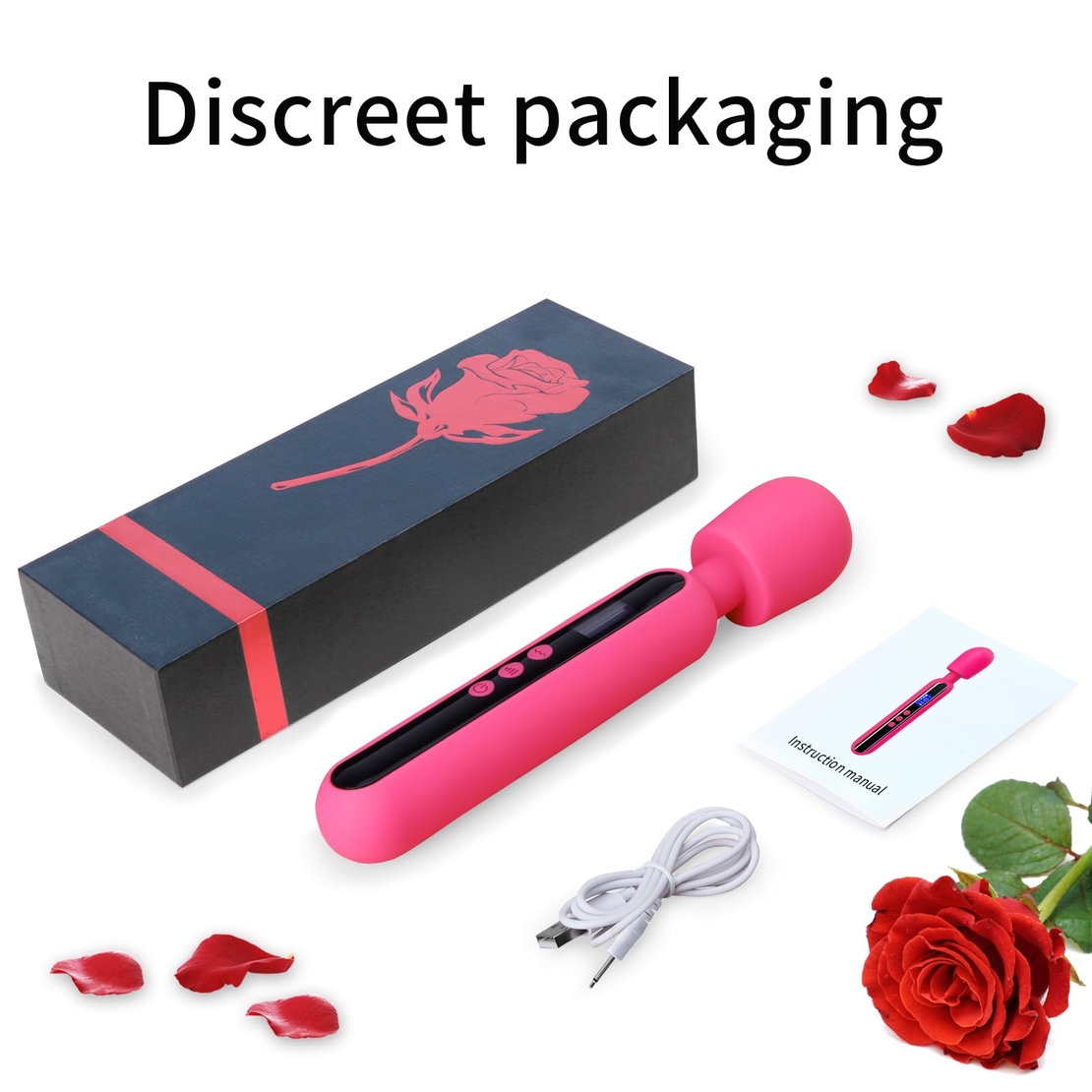 Women's Massager with LED Timer – 10 Vibration Modes and 4 Speeds