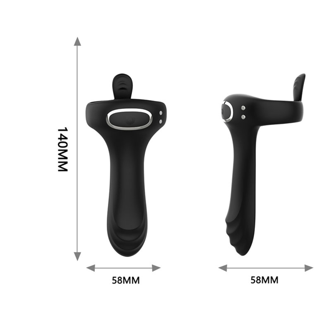 Penis Ring with App Control, 10 Frequencies, and Long-Lasting Endurance
