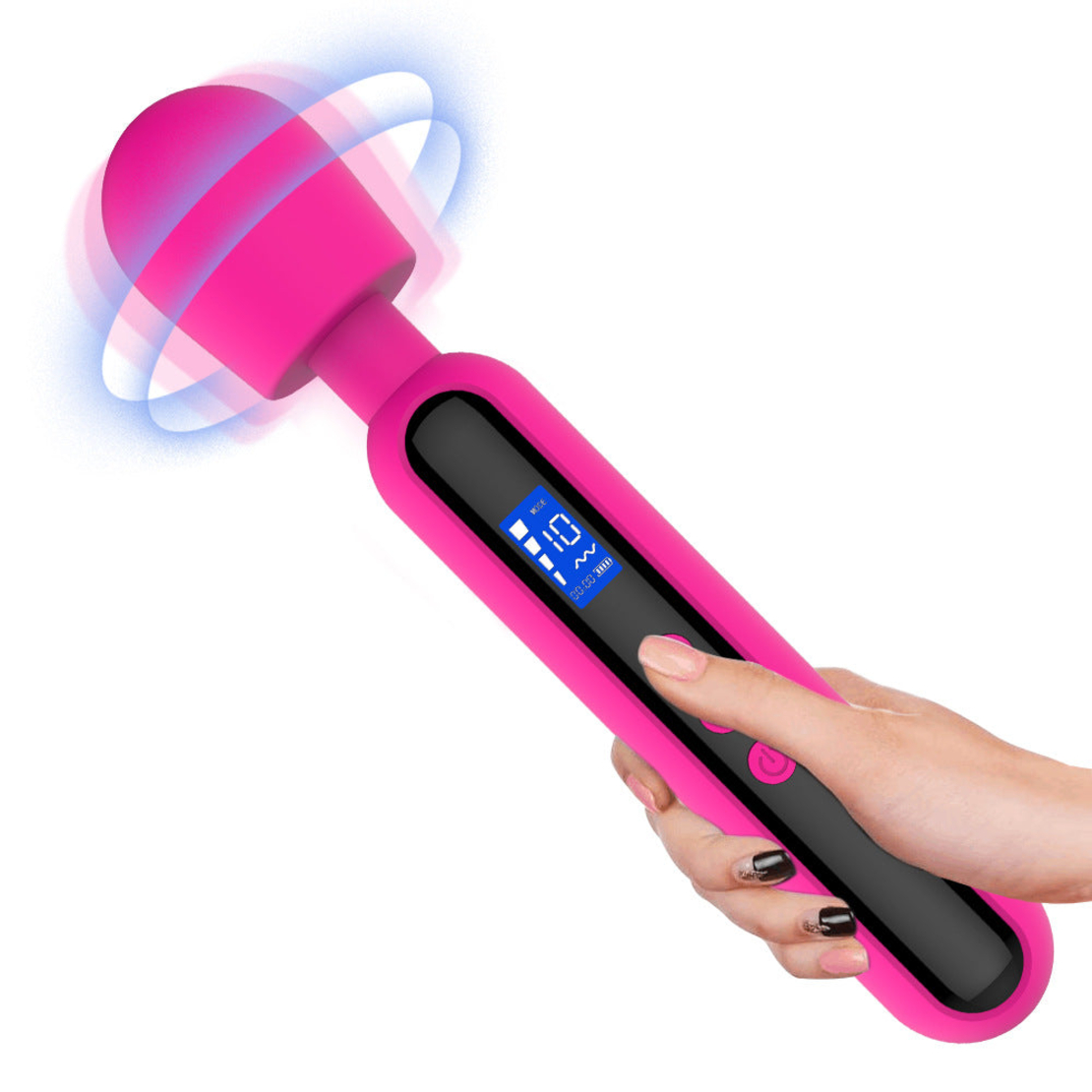 Women's Massager with LED Timer – 10 Vibration Modes and 4 Speeds