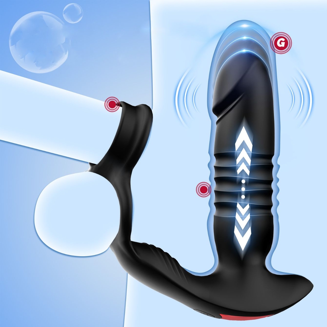 Smart Prostate Stimulator and 3-in-1 Penis Ring – Take Control of Your Pleasure via Your Phone