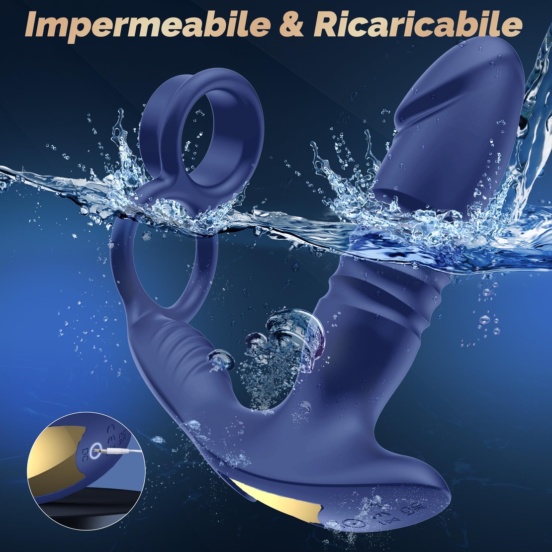Smart Prostate Stimulator and 3-in-1 Penis Ring – Take Control of Your Pleasure via Your Phone
