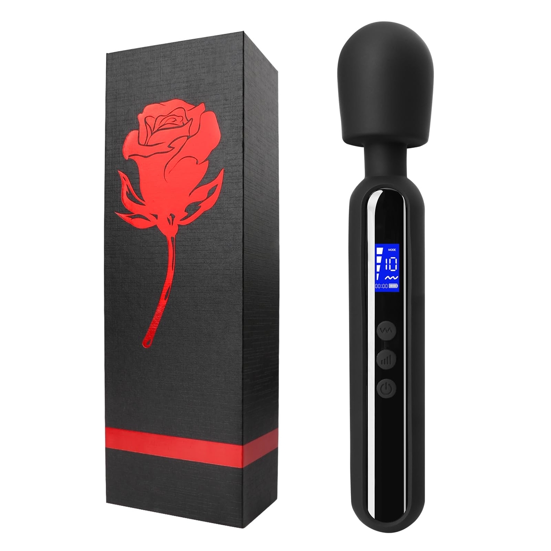 Women's Massager with LED Timer – 10 Vibration Modes and 4 Speeds