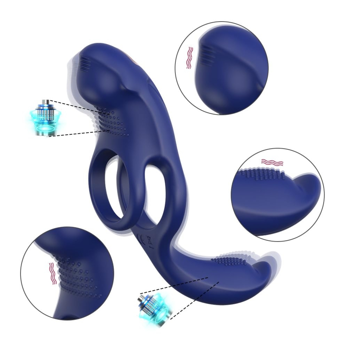 Vibrating Penis Ring with App Control – 9 Modes for Delayed Ejaculation and Clitoral Stimulation
