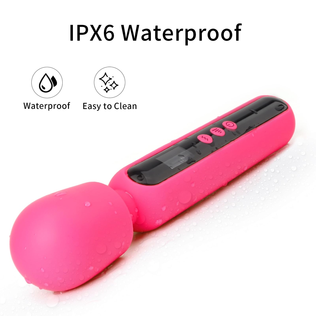 Women's Massager with LED Timer – 10 Vibration Modes and 4 Speeds