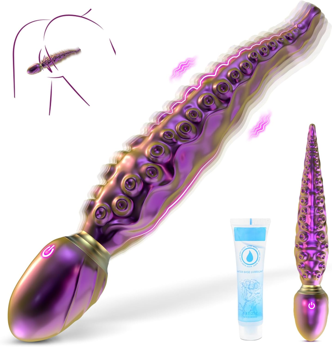 Realistic Octopus Design Vibrator – Pleasure with 10 Vibration Modes