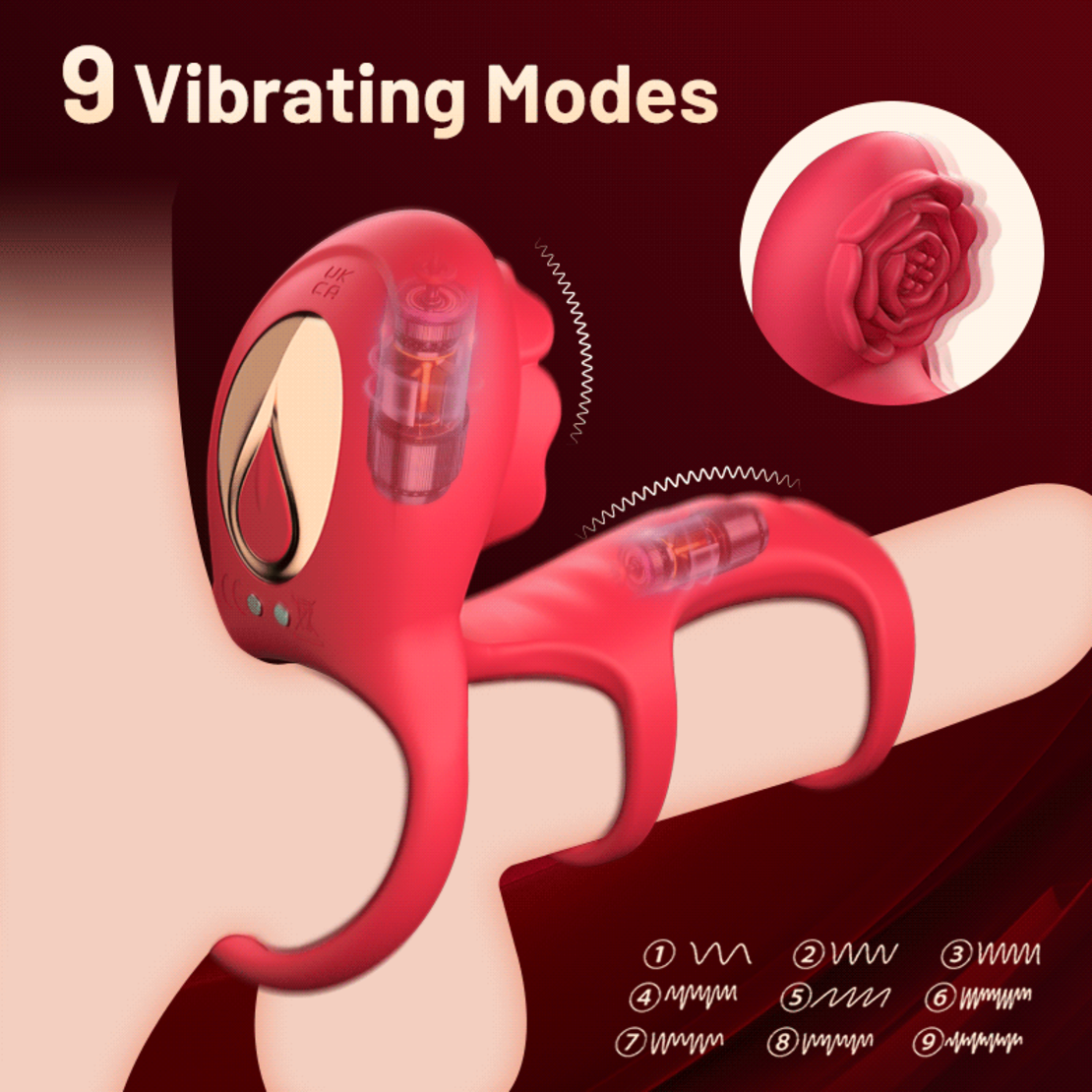 Triple Penis Ring 3-in-1 – Intense Stimulation and Pleasure for couple
