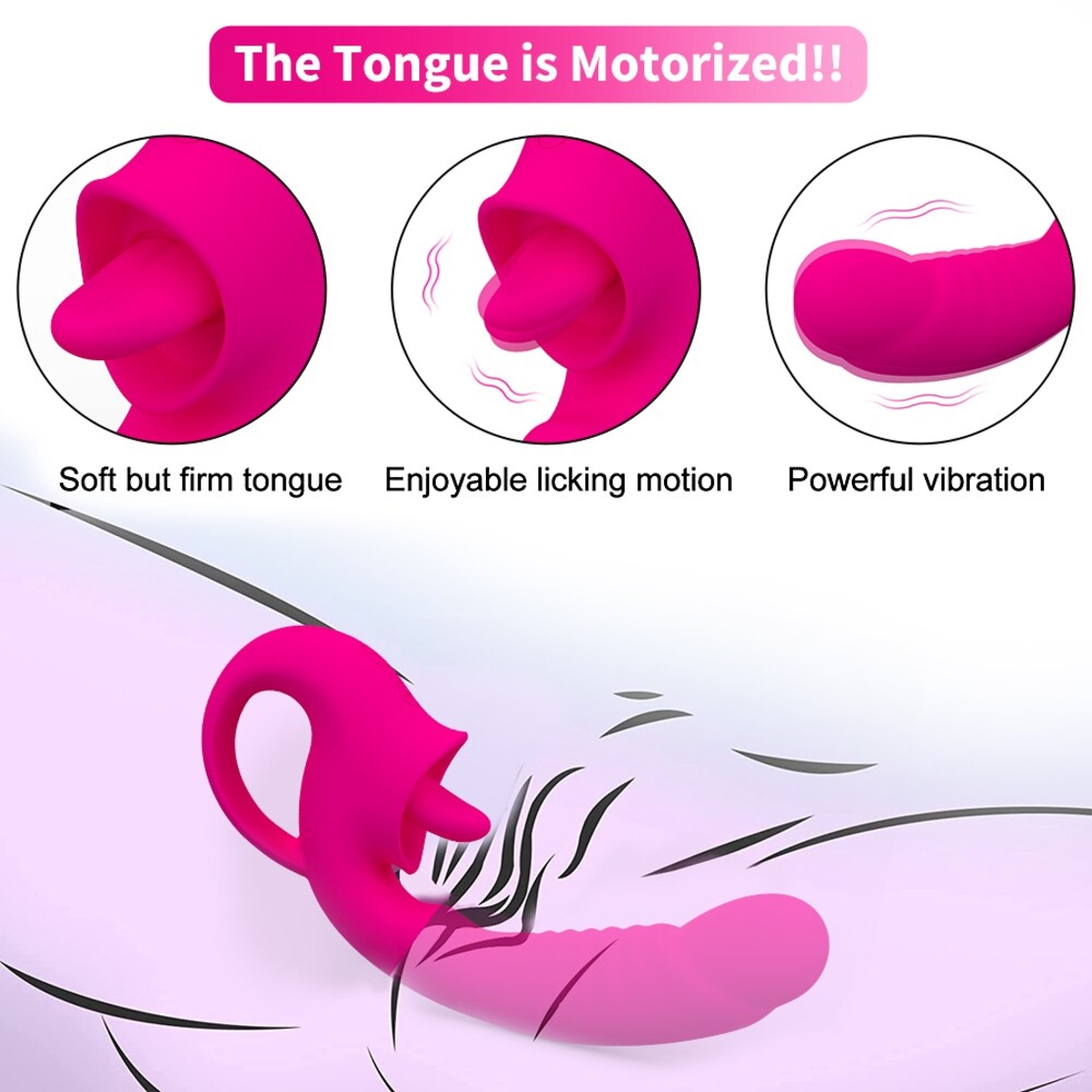 Multi-Functional Vibrator for Nipple, Clitoral, and Vaginal Stimulation