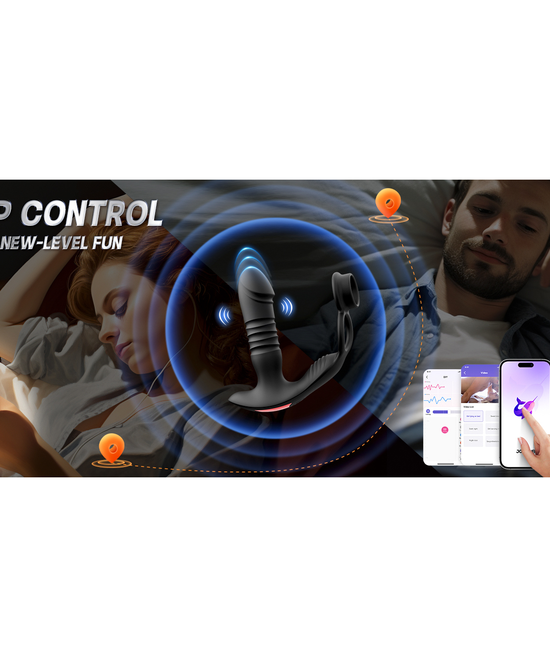 Smart Prostate Stimulator and 3-in-1 Penis Ring – Take Control of Your Pleasure via Your Phone