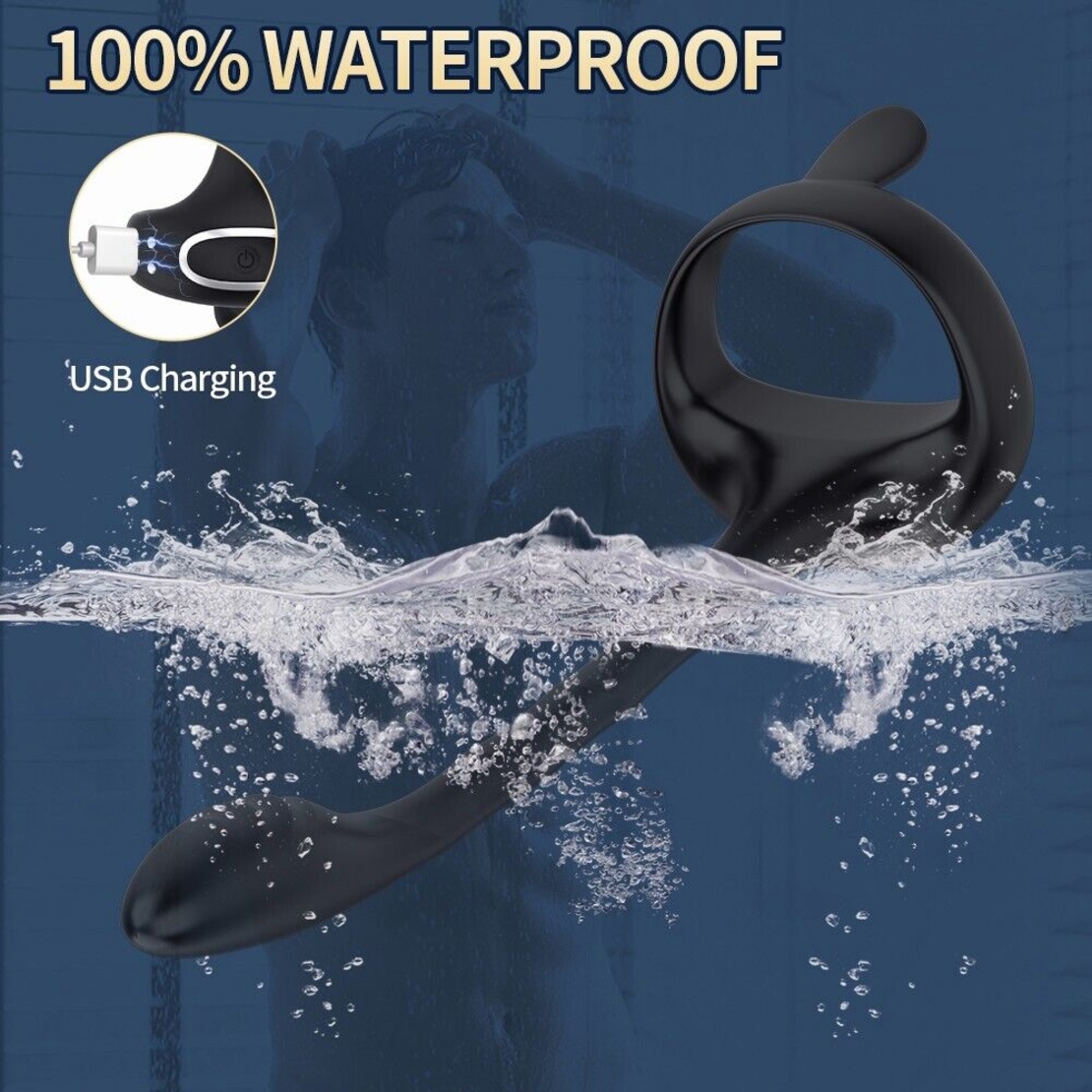 Multifunctional Prostate Massager with Penis Ring and Anal Hook – App Control for Maximum Stimulation