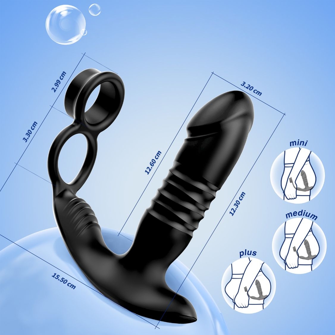 Smart Prostate Stimulator and 3-in-1 Penis Ring – Take Control of Your Pleasure via Your Phone