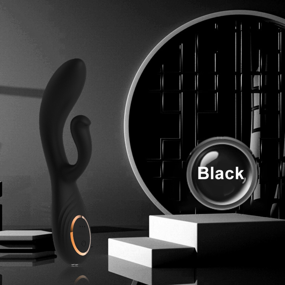 Водоустойчив Силиконов Двоен Вибратор – G-Spot и Клиторна Стимулация с Два Мотора
