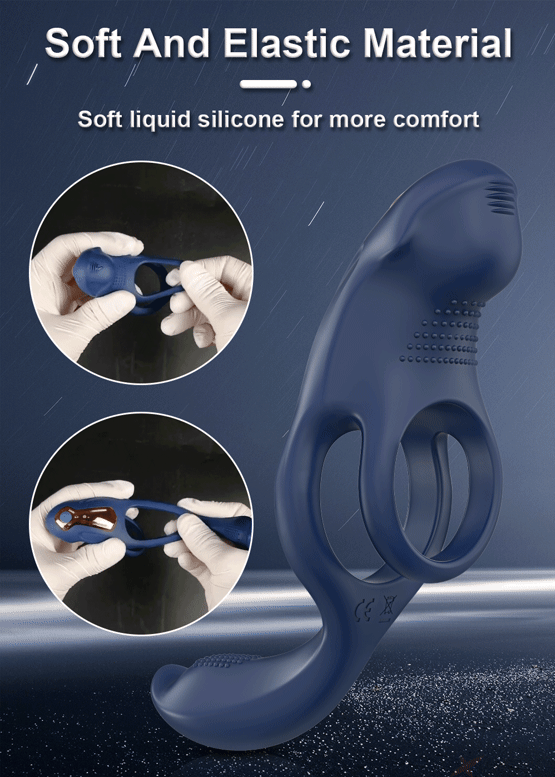 Vibrating Penis Ring with App Control – 9 Modes for Delayed Ejaculation and Clitoral Stimulation