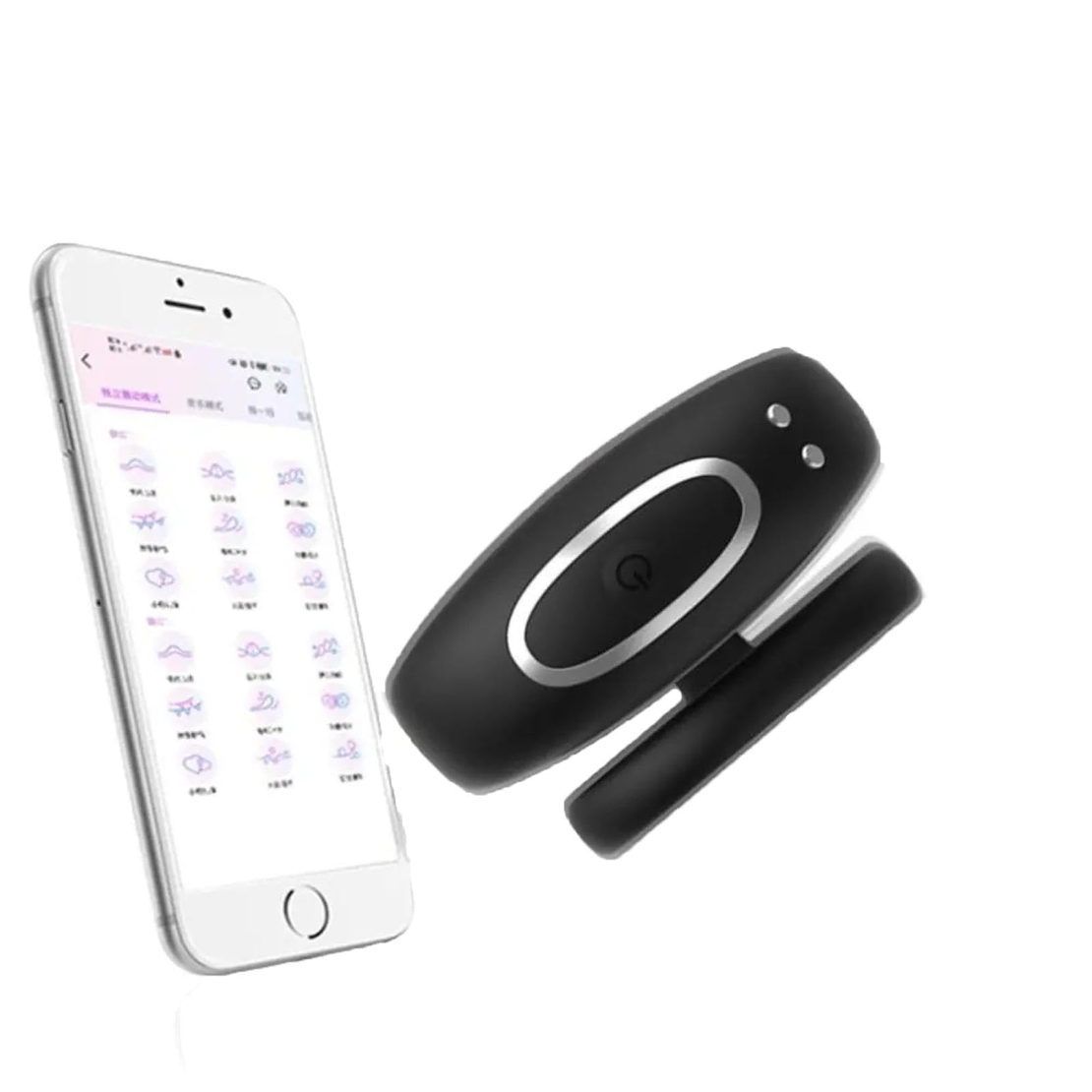 Silicone Penis Ring with APP Control – Vibrations and Delay Training for Men
