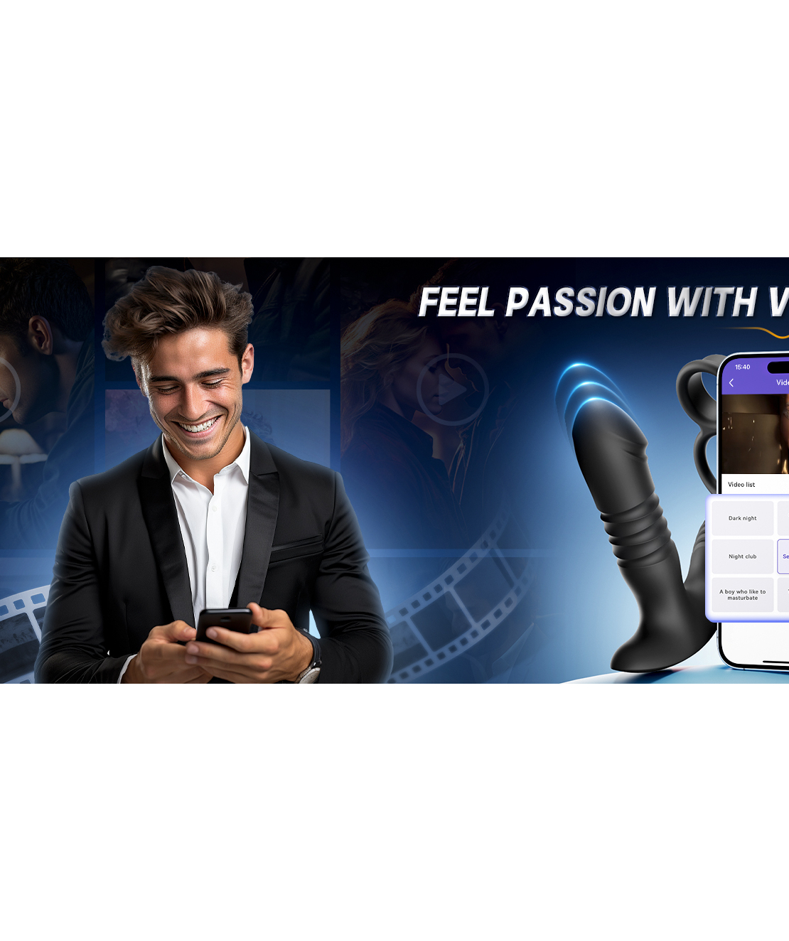 Smart Prostate Stimulator and 3-in-1 Penis Ring – Take Control of Your Pleasure via Your Phone